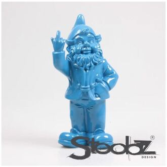 Stoobz Design Stoobz kabouter f*ck you blauw 10cm