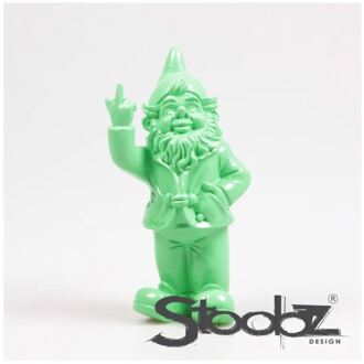 Stoobz Design Stoobz kabouter f*ck you lime groen 20cm