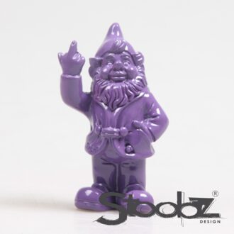 Stoobz Design Stoobz kabouter f*ck you paars 10cm