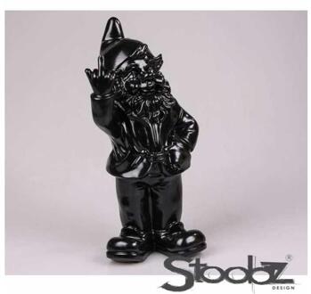 Stoobz Design Stoobz Kabouter f*ck you zwart 10cm