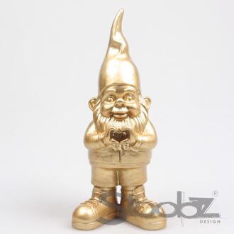 Stoobz Design Stoobz Kabouter hart goud 29.5cm