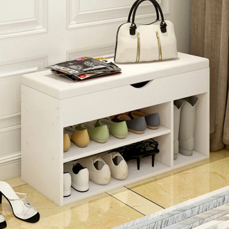 stool type shoe cabinet sofa stool sitting room soft bag storage cabinet shoe rack into the door wearing shoe stool