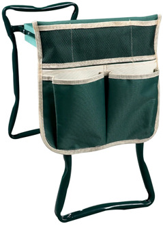 Stool With Tool Pouch Garden Kneeler Protects Knees Gardening Sturdy Bearing 150KG Foldable Portable Soft EVA Foam Pad Outdoor