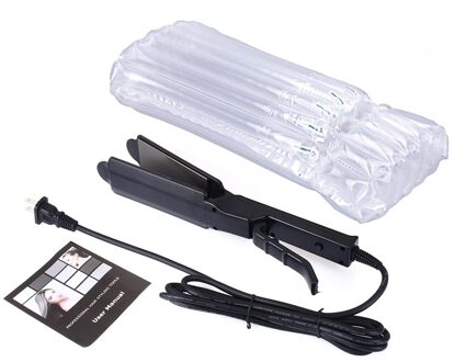 Stoom Stijltang 4 Versnellingen Snel Warm-Up Aanpassing Keramische Toermalijn Ionische Flat Iron Professionele Haar Rechttrekken zonder doos / UK