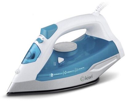 Stoomstrijkijzer Kiwi KSI-6320 380 Ml 2200W Keramische Blauw Wit