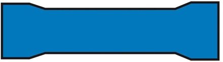 Stootverbinder 546 Blauw Ø 4.5mm 10 Stuks