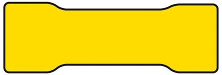 Stootverbinder 551 Geel Ø 6.8mm 10 Stuks