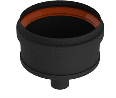 Stop Ø80mm Geëmailleerd Staal