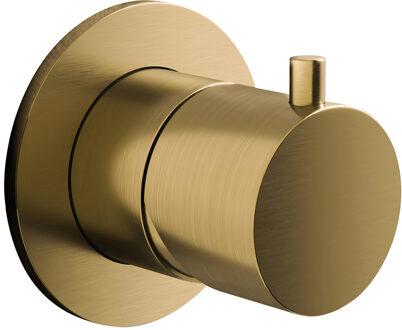 Stopkraan Hotbath Cobber Inbouw Thermostaat Geborsteld Messing (excl. inbouwdeel) Living Colours