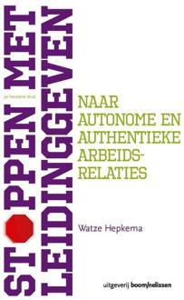 Stoppen met leidinggeven - Boek Watze Hepkema (9024401828)