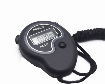 Stopwatches Multifunctionele Waterdichte Elektronische Digitale Chronograaf Tijd Stopwatch Timer Voor Sport zwart