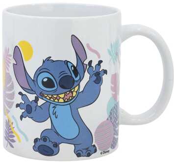 stor Lilo & Stitch Mug Hawaian Flower 325 ml