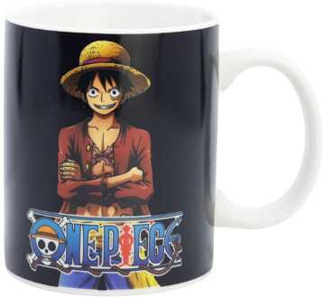 stor One Piece Heat Change Mug Luffy 325 ml