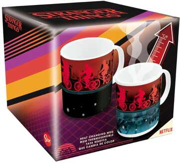 stor Stranger Things Heat Change Mug Upside Down 325 ml