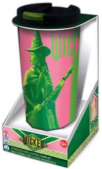 stor Wicked Stainless Steel travel tumbler Elphaba & Glinda