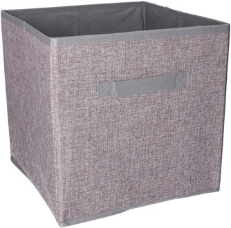 Storage Solutions Kast opberg/opruim mand - grijs - 30 x 30 x 30 cm