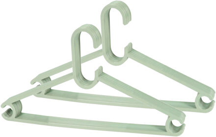 Storage Solutions kledinghangers - set van 20x - kunststof - mintgroen