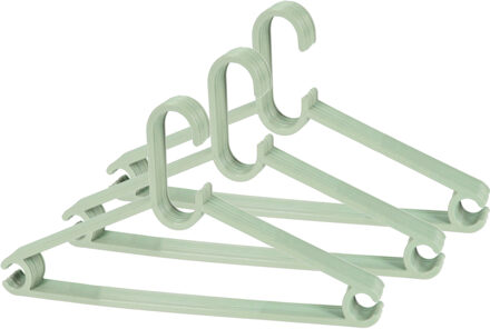 Storage Solutions kledinghangers - set van 30x - kunststof - mintgroen
