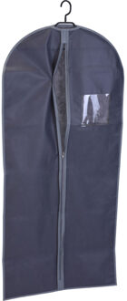Storage Solutions Kledinghoes - met kijkvenster - grijs - 58 x 130 cm - kledingzak - Kledinghoezen
