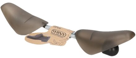 Storage Solutions schoenspanners - 2x stuks - grijs - metalen veer - kunststof - maat 37 tot 48