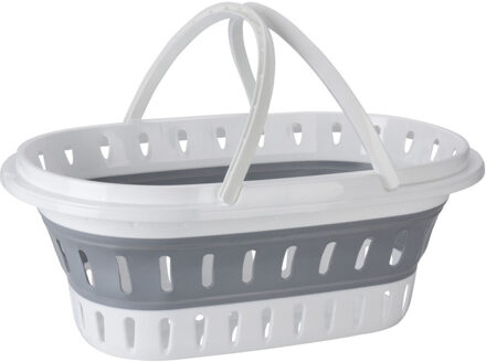 Storage Solutions Wasmand - opvouwbaar - met handvatten - kunststof - 25 Liter
