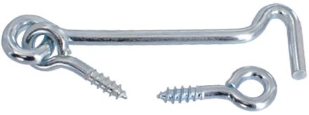 Stormhaak Verzinkt Staal 3,5x60mm 2 Stuks