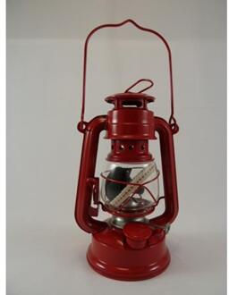 Stormlantaarn 19 cm rood