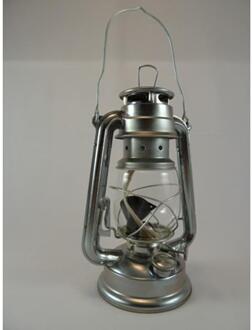 Stormlantaarn 24,5 cm zilver