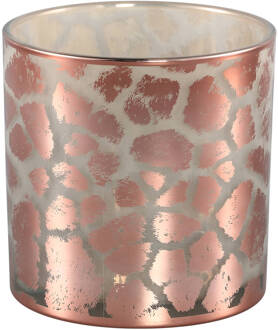 Stormlicht Met Giraffe Print - PTMD - Goud - Glas