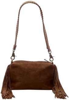 Stormy Crossbody Schoudertas cacao damestas Bruin - H 14 x B 21 x D 10 cm