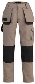 Storvik - David Werkbroek | Werkbroek met kniestukken Khaki/Zwart - NL:56 BE:50