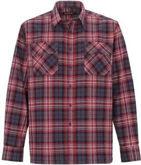 Storvik Dawson - Overhemd - Rood antraciet - 2XL
