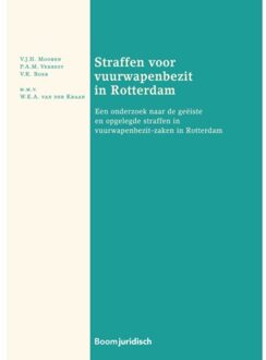 Straffen Voor Vuurwapenbezit In Rotterdam - V.J.H. Mooren