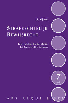 Strafrechtelijk bewijsrecht - Boek J.F. Nijboer (9069168472)