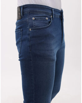Straight fit jeans spijkerbroek - maat 34 Blauw