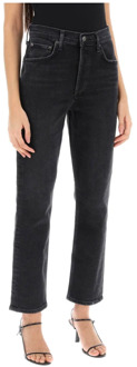 Straight Jeans Agolde , Black , Dames - W25