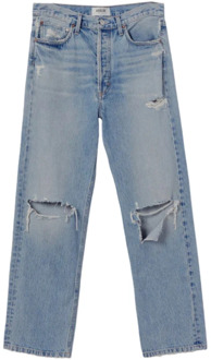 Straight Jeans Agolde , Blue , Dames - W27,W25