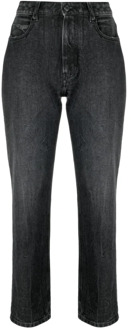 Straight Jeans Ami Paris , Black , Dames - W25