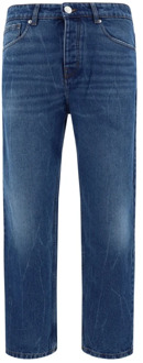 Straight Jeans Ami Paris , Blue , Heren - W32,W31,W33,W34,W30