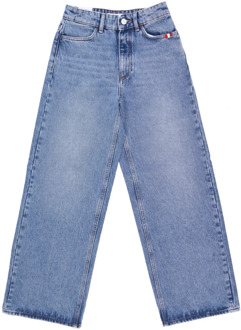 Straight Jeans Amish , Blue , Dames - W27,W30,W26,W29