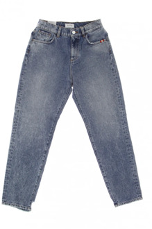 Straight Jeans Amish , Blue , Dames - W28,W26