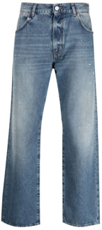 Straight Jeans Amish , Blue , Heren - W32,W31,W34