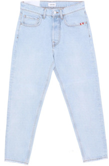 Straight Jeans Amish , Blue , Heren - W32