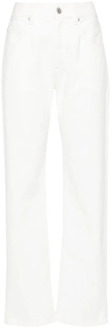Straight Jeans Brunello Cucinelli , White , Dames - 2XS