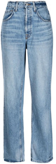 Straight Jeans Cotton Citizen , Blue , Dames - W30