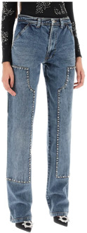 Straight Jeans DES Phemmes , Blue , Dames - 2XS