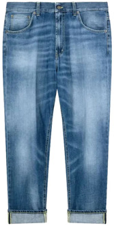 Straight Jeans Dondup , Blue , Heren - W33,W30,W36,W31,W29,W32,W34