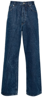 Straight Jeans Dries Van Noten , Blue , Heren - W30,W33,W34