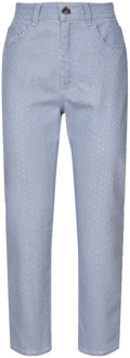 Straight Jeans Genny , Blue , Dames - S,Xs,2Xs
