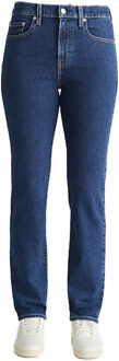 Straight Jeans Levis 724 HIGH RISE STRAIGHT" Blauw - 26 / 32, 27 / 32, 28 / 32, 29 / 32, 28 / 34, 29 / 34, 30 / 32, 31 / 32, 32 / 32, 25 / 30, 26 / 30, 27 / 30, 28 / 30, 29 / 30, 30 / 30, 31 / 30, 32 / 30